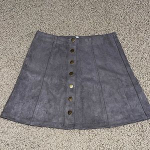 Wishlist Velvet Skirt